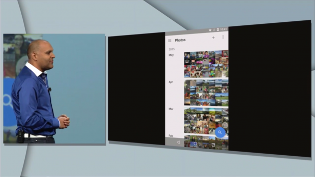 Fotos k&ouml;nnen durch Gesten nach Jahren, ...  (Bild: Google/Screenshot: Golem.de)